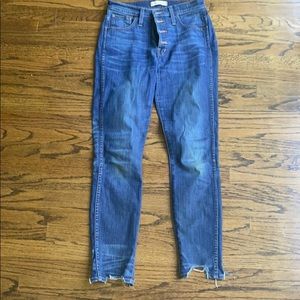Madewell 10” high rise skinny jean size 27